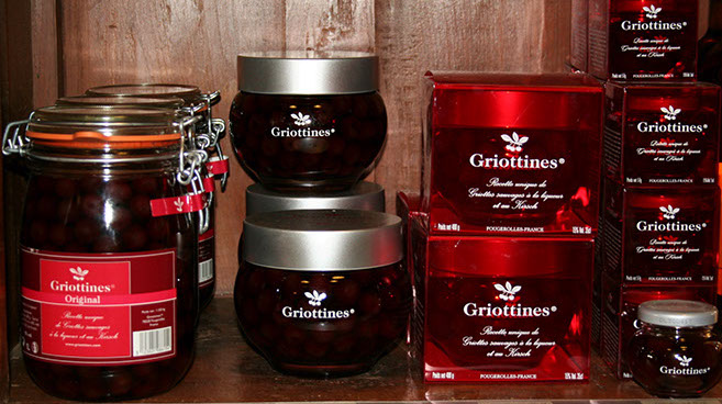 Epicerie - produits et saveurs du terroir : les griottines