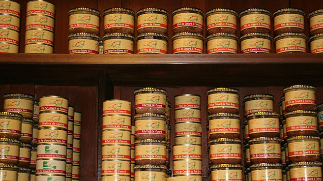 L'épicerie - produits et saveurs du terroir : les pâtés et foies gras du Gers