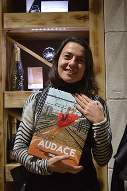 Soirée EPIBOSS "Les Epicuriennes" - Restaurant Fabrice Moya (04/06//15) : nougat glacé et sa plombière