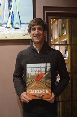 Soirée EPIBOSS "Les Epicuriennes" - Restaurant Fabrice Moya (04/06//15) : nougat glacé et sa plombière