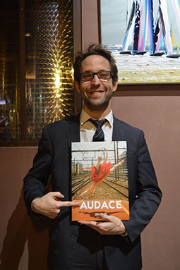 Soirée EPIBOSS "Les Epicuriennes" - Restaurant Fabrice Moya (04/06//15) : nougat glacé et sa plombière