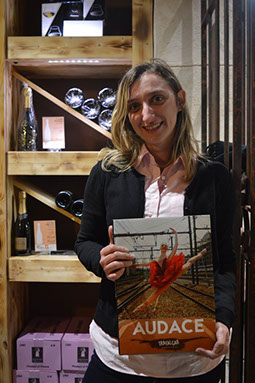 Soirée EPIBOSS "Les Epicuriennes" - Restaurant Fabrice Moya (04/06//15) : nougat glacé et sa plombière