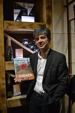 Soirée EPIBOSS "Les Epicuriennes" - Restaurant Fabrice Moya (04/06//15) : nougat glacé et sa plombière