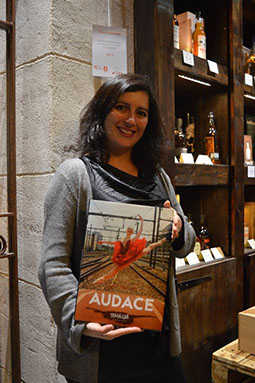 Soirée EPIBOSS "Les Epicuriennes" - Restaurant Fabrice Moya (04/06//15) : nougat glacé et sa plombière